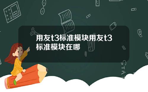 用友t3标准模块用友t3标准模块在哪