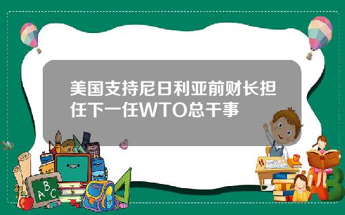 美国支持尼日利亚前财长担任下一任WTO总干事