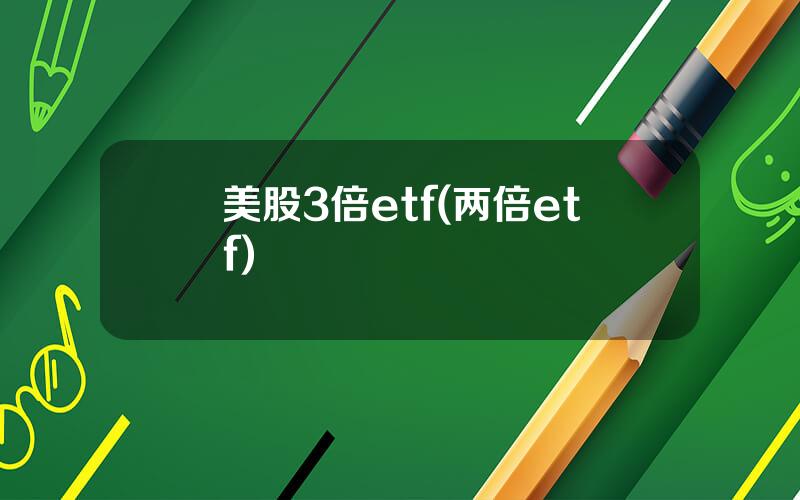 美股3倍etf(两倍etf)